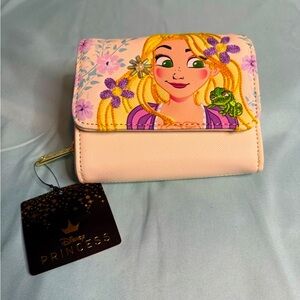 Loungefly x Disney Rapunzel & Pascal Floral Embroidered Wallet